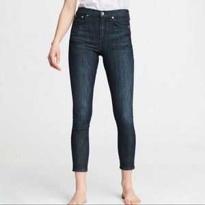 Rag & Bone High-Rise Ankle Skinny Jean